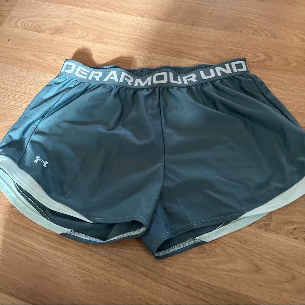 Under Armour Blue Athletic Shorts Lightweight Performance